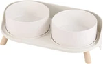 Elevated Ceramic Dog Set - Double Feeding With Stand Splash Proof. Fixed Price $47.37.