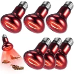 6 Pack 75 W Reptile Heat Bulbs Red Lamp Basking Light Bulb.... Fixed Price $52.70.