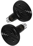 Wuhostam 2 Pack 75W Infrared Ceramic Heat Lamp,black Reptile Emitter Bulb For.... Fixed Price $39.36.