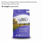 Puppy Food For Small And Medium Breeds, Chicken Meal Rice, 4LB. Fixed Price $28.00.