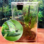 Clear Acrylic Pet Reptile Tank Terrarium Habitat Breeding Box Turtle. Fixed Price $33.81.