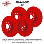 Sp Performance KT-FRR-F-R-009332 Drill/slot Red Rotors 18 Jeep Wrangler Jk. Fixed Price $599.17.