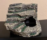 Reptile Komodo Resign Corner Hut Turtle Hideout 7.5X7.5X6.3 Medium. Fixed Price $16.00.