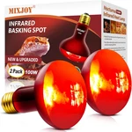 100W Infrared Heat Lamp Bulbs 2 Pack Reptile Emitter. Fixed Price $19.00.