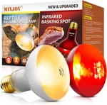 100W Reptile Heat Lamp Combo, 2PCS & Night Bulbs, Uva Dayl. Fixed Price $21.83.