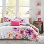 Comforter Set Vibrant Floral Design, Teen Bedding Girls Room - Olivia Pink. Fixed Price $49.99.