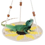 Jspupifip Reptile Hammock,bearded Dragon Accessories For Habitat Beige&yellow. Fixed Price $14.76.