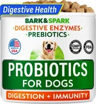 Bark&spark Dog Probiotics For Digestive Health Enzymes - Diarrhea, Gas, Ups.... Fixed Price $37.02.
