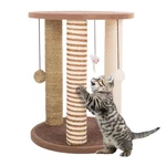 Petmaker Cozy Scratching Post Tower With Toys For Indoor Brown 19.25.... Fixed Price $55.39.
