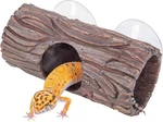 Reptile Hide, Resin Hollow Log Hideout With 2PCS Powerful Suction Cup,. Fixed Price $20.33.