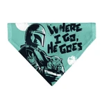 Star Wars Pet Bandana Madalorian Grogu Where Goes Pose Blu. Fixed Price $20.28.