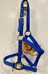 Nwt Hamilton Royal Blue Nylon Pony Halter W/ Adjustable Chin Strap (8 Available). Fixed Price $37.00.