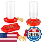 Pominel Feeder And Waterer Kit, Plastic Baby Chicken Se. Fixed Price $40.09.