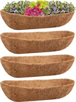 Riare 4 Pack Trough Coco Coir Liners For Planters, 30INCH, Brown. Fixed Price $43.68.