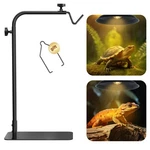 Reptile Heat Lamp Stand Adjustable 18"-32": Light Holder Fixture Wi... Fast Ship. Fixed Price $31.99.