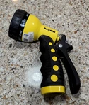 Dramm Revolver "touch-n-flow" Garden Hose Nozzle; Yellow; 8 Spray Patterns; Grip. Fixed Price $14.39.