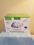 Habitat Terrarium Kit With Sand, Sea Shells, Succulents. Fixed Price $15.00.