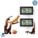 2 Pcs Digital Reptile Thermometer & Humidity Gauge For Terrarium Monitoring. Fixed Price $16.79.