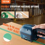 Vevor Automatic Electric Strapping Machine Tool For Pp/pet 0.35"-0.63" Straps. Fixed Price $581.64.
