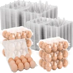Lixavaer Clear Plastic Egg Cartons, 3X4,100PACK, Transparent. Fixed Price $36.49.