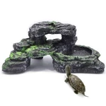Pinvnby Reptile Hide Resin Turtles Dock For Aquarium (size: 7.1 X 4.7 2.7 I.... Fixed Price $18.42.