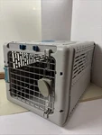 Sportpet Small Collapsible Dog Crate Light Blue Folding Travel Kennel 18X13X12. Fixed Price $24.99.