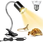 25/50/75W Uva Uvb Reptile Lamp 360 Rotatable Dimmable Pet Heat Light. Fixed Price $24.60.