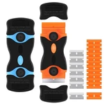 2PACK Razor Scraper, 2-IN-1 Tool With 12PCS Plastic And .... Fixed Price $11.91.