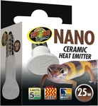 Zoo Med Nano Ceramic Heat Emitter Bulb 25-WATTS Provides 24-HOUR 4-PACK. Fixed Price $50.32.