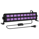 Black Light Bar Glow Party - 54W 18LEDS Powerful Uv In The D.... Fixed Price $48.59.