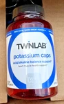Twinlab Potassium 180 Capsules Egg-free, Fish Lactose-free,free Ship. Fixed Price $13.99.