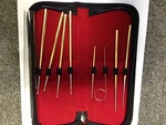 Snake Probe Set 8 Piece Gold Colored In Deluxe Case. Fixed Price $20.00.