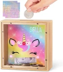 Piggy Bank Girls Wooden For Kids Unicorn Money Coin. Fixed Price $14.17.