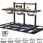 Shainfun Elevated Bowls Stand For Medium/large Dogs With Mat, 6 Height Ad.... Fixed Price $119.64.