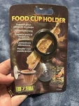 Exo Terra Food Cup Holder W/ Suction PT3259 For Crested & Day Gecko 1E. Fixed Price $7.99.