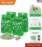 Tofu Cat Litter, Natural Kitty Strong Clumping Flushable Pe.... Fixed Price $69.99.
