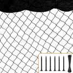 Bird 25'X50' - 1" Mesh Nylon, Heavy Duty Poultry Aviary Netting. Fixed Price $49.99.