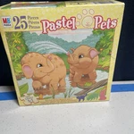 25 Piece Puzzle Vintage Pastel Pets Elephant 2002 Milton Bradley. Fixed Price $7.52.