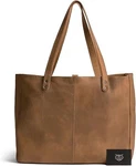 Hide & Drink Leather Formal Tote Women Large Shoulder Bags Mahogany. Fixed Price $224.99.