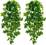 Bleum Cade Fake Hanging Plants, 2PCS Artificial Pothos Vines Greenery For Wall. Fixed Price $18.95.
