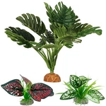 Moonorange Reptile Artificial Plants, Terrarium Decorations Set-a. Fixed Price $14.69.