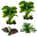 Moonorange Reptile Artificial Plants, Terrarium Decorations Set-d. Fixed Price $19.43.