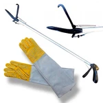 Ard 52" Basic Snake Tongs Reptile Grabber Rattle Catcher With Gloves. Fixed Price $69.99.