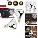 Heat Lamp Bulb R40 Incandescent Infrared 250W E26 Pack For Bathroom Pets. Fixed Price $46.57.