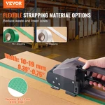 Vevor Automatic Electric Strapping Machine Tool For Pp/pet 0.39"-0.75" Straps. Fixed Price $969.48.