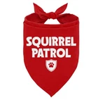 Zpprjf Squirrel Patrol Dog Bandana, Red Funny Cute One Size,. Fixed Price $17.18.