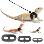 Bwogue Bearded Dragon Harness And Leash Adjustable Leather Lizard Rept. Fixed Price $13.69.