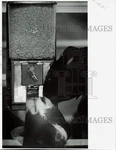 Press Photo Goat Stands Near Food Machine American Royal Zoo - LRA37658. Fixed Price $24.99.