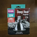 Arcadia Deep Heat Emitter Projector 50W Watt For Reptile Enclosures. Fixed Price $19.99.