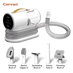 Corvan Pet Grooming Vacuum Kit, 13000PA Strong For Dogs 2L Capacity. Fixed Price $59.50.